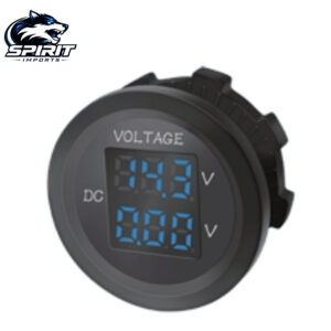 Voltimetro digital de CC dual para medicion de doble bateria