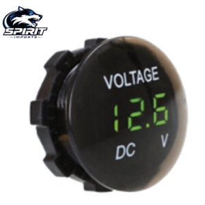 Voltimetro digital de cupula semitransparente 3 a 32V CC