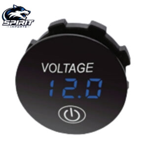 Voltimetro digital 3-32V CC con cupula semitransparente e interruptor tactil