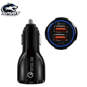 Cargador de coche doble puerto QC 3.0 y 3.1A